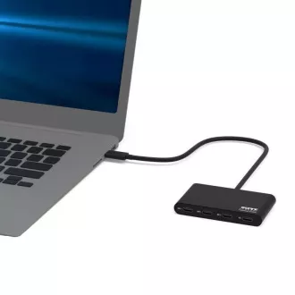 PORT hub USB-C s porty 3x USB-C 3.1 + 1x USB-C 100 W PD PORT hub USB-C s porty 3x USB-C 3.1 + 1x USB-C 100 W PD