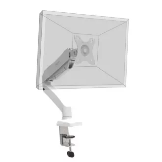 PORT držák na monitor na hranu stolu, VESA do 32", 1 rameno, bílá PORT držák na monitor na hranu stolu, VESA do 32", 1 rameno, bílá