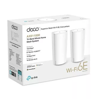 TP-Link Deco XE200(2-pack) - Meshový AXE11000 Wi-Fi 6E systém (2-pack) TP-Link Deco XE200(2-pack) - Meshový AXE11000 Wi-Fi 6E systém (2-pack)