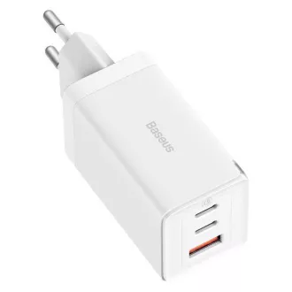 Baseus GaN5 Pro rychlonabíjecí adaptér 2x USB-C + USB-A 65W bílá Baseus GaN5 Pro rychlonabíjecí adaptér 2x USB-C + USB-A 65W bílá