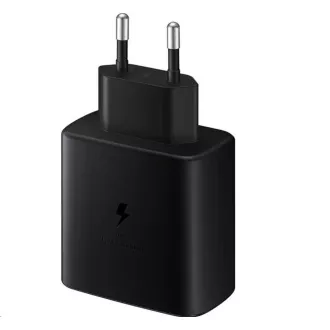 Samsung cestovní nabíječka EP-T4510XBE, Fast Charging 45W, USB-C + datový kabel USB-C, černá Samsung cestovní nabíječka EP-T4510XBE, Fast Charging 45W, USB-C + datový kabel USB-C, černá