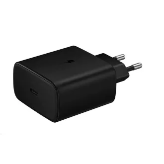 Samsung cestovní nabíječka EP-T4510XBE, Fast Charging 45W, USB-C + datový kabel USB-C, černá Samsung cestovní nabíječka EP-T4510XBE, Fast Charging 45W, USB-C + datový kabel USB-C, černá