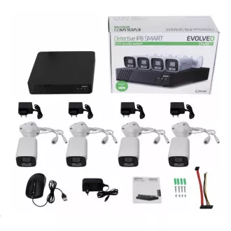 EVOLVEO kamerový systém Detective IP8 SMART, 4 kamery EVOLVEO kamerový systém Detective IP8 SMART, 4 kamery
