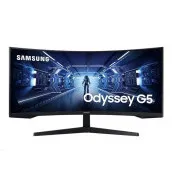SAMSUNG MT LED LCD Gaming Monitor 34" Odyssey G55T -prohnutý, VA, 3440x1440, 1ms, 165Hz, HDMI, DisplayPort