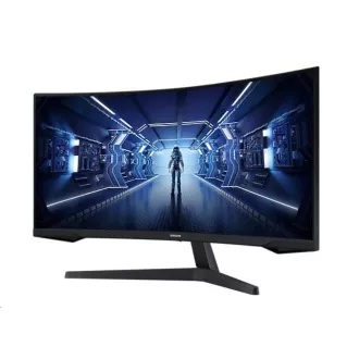 SAMSUNG MT LED LCD Gaming Monitor 34" Odyssey G55T -prohnutý, VA, 3440x1440, 1ms, 165Hz, HDMI, DisplayPort