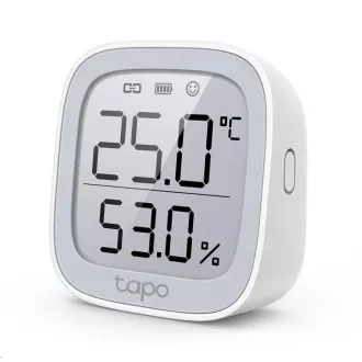 TP-Link Tapo T315 chytrý monitor teploty a vlhkosti s 2, 7" LCD displejem TP-Link Tapo T315 chytrý monitor teploty a vlhkosti s 2, 7" LCD displejem