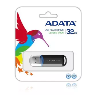 ADATA Flash Disk 64GB C906, USB 2.0 Classic, černá ADATA Flash Disk 64GB C906, USB 2.0 Classic, černá
