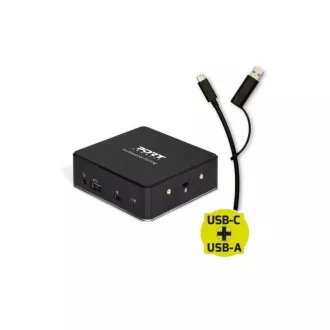 PORT dokovací stanice 8v1 USB-C, USB-A, dual video, HDMI, Ethernet, audio, USB 3.0 PORT dokovací stanice 8v1 USB-C, USB-A, dual video, HDMI, Ethernet, audio, USB 3.0