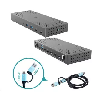 i-tec USB 3.0 / USB-C / Thunderbolt, 3x 4K Docking Station Gen 2 + PD 100W i-tec USB 3.0 / USB-C / Thunderbolt, 3x 4K Docking Station Gen 2 + PD 100W