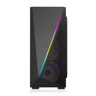 1stCOOL skříň SHARK 2, middle tower, AU, USB 3.0, bez zdroje, RGB fan, průhledná bočnice, černá 1stCOOL skříň SHARK 2, middle tower, AU, USB 3.0, bez zdroje, RGB fan, průhledná bočnice, černá