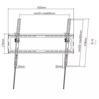 Sklopný držák Tv Fiber Mounts FM01 Sklopný držák Tv Fiber Mounts FM01