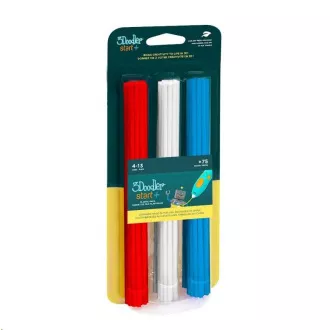 3Doodler náplň ECO-PCL pro 3D pero Start+ 75ks - červená, modrá, bílá 3Doodler náplň ECO-PCL pro 3D pero Start+ 75ks - červená, modrá, bílá