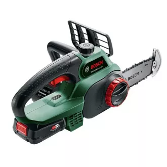 BOSCH UniversalChain 18, akumulátorová řetězová pila, 18 V, lišta 20 cm, rychlost řezu 4.5 m/s BOSCH UniversalChain 18, akumulátorová řetězová pila, 18 V, lišta 20 cm, rychlost řezu 4.5 m/s