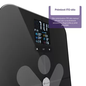TrueLife FitScale W7 BT - Bioelektrická impedanční bluetooth váha - černá TrueLife FitScale W7 BT - Bioelektrická impedanční bluetooth váha - černá