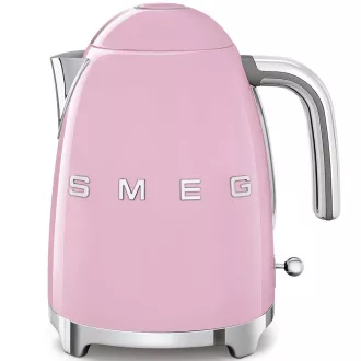 Smeg KLF03PKEU rychlovarná konvice, 1, 7 l (7 šálků), 2400 W, styl 50. let, růžová Smeg KLF03PKEU rychlovarná konvice, 1, 7 l (7 šálků), 2400 W, styl 50. let, růžová