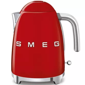 Smeg KLF03RDEU rychlovarná konvice, 1, 7 l (7 šálků), 2400 W, styl 50. let, červená Smeg KLF03RDEU rychlovarná konvice, 1, 7 l (7 šálků), 2400 W, styl 50. let, červená