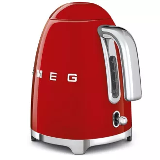 Smeg KLF03RDEU rychlovarná konvice, 1, 7 l (7 šálků), 2400 W, styl 50. let, červená Smeg KLF03RDEU rychlovarná konvice, 1, 7 l (7 šálků), 2400 W, styl 50. let, červená