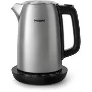 Philips HD9359/90 rychlovarná konvice, 1.7 l, 2200 W, regulace teploty, černá / stříbrná