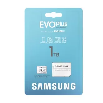 Samsung micro SDXC karta 1 TB EVO Plus + SD adaptér Samsung micro SDXC karta 1 TB EVO Plus + SD adaptér