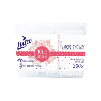 Vatové tyčinky eko Linteo 200ks box Vatové tyčinky eko Linteo 200ks box