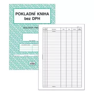 Tiskopis Pokladní kniha bez DPH A4 50 listů BALOUŠEK Tiskopis Pokladní kniha bez DPH A4 50 listů BALOUŠEK