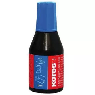 Barva razítková Kores modrá 28ml Barva razítková Kores modrá 28ml