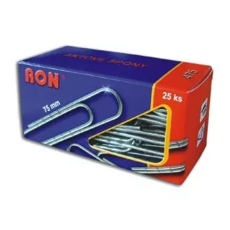Dopisní spony 75mm 475 ZN 25ks Ron Dopisní spony 75mm 475 ZN 25ks Ron