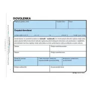 Tiskopis Dovolenka A6 100 listů OPTYS