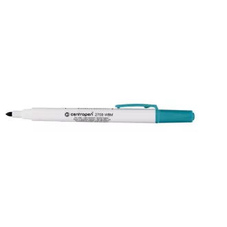 Značkovač Centropen 2709 na bílé tabule zelený válcový hrot 1,8 mm Značkovač Centropen 2709 na bílé tabule zelený válcový hrot 1,8 mm