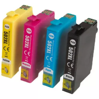 MultiPack EPSON T502-XL (C13T02W64010) - Cartridge TonerPartner PREMIUM, black + color (černá + barevná) MultiPack EPSON T502-XL (C13T02W64010) - Cartridge TonerPartner PREMIUM, black + color (černá + barevná)