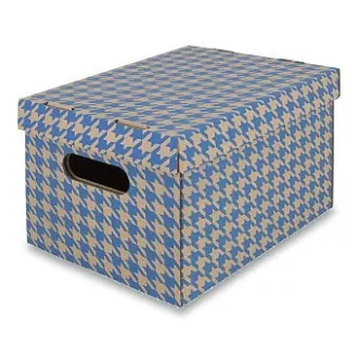 Archivační krabice 300x225x200mm EMBA RDV modrá Archivační krabice 300x225x200mm EMBA RDV modrá