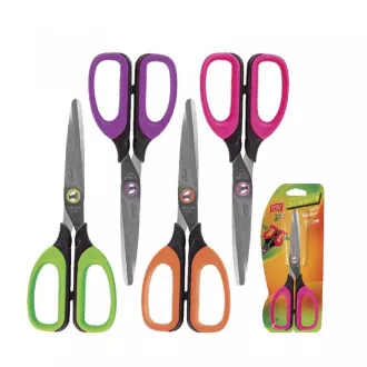 Nůžky 15cm Easy měkký úchyt mix barev Nůžky 15cm Easy měkký úchyt mix barev