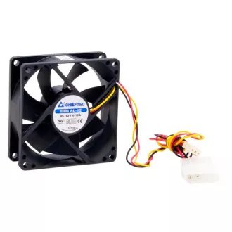 CHIEFTEC větrák AF-0825S, 80x80x25 mm Sleeve Fan, with 3/4pin connector CHIEFTEC větrák AF-0825S, 80x80x25 mm Sleeve Fan, with 3/4pin connector