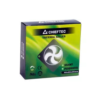 CHIEFTEC větrák AF-0825S, 80x80x25 mm Sleeve Fan, with 3/4pin connector CHIEFTEC větrák AF-0825S, 80x80x25 mm Sleeve Fan, with 3/4pin connector