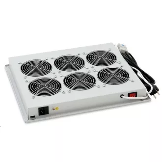 TRITON Ventilační jednotka horní (spodní), 6 ventilátorů-230V/90W, termostat, šedá TRITON Ventilační jednotka horní (spodní), 6 ventilátorů-230V/90W, termostat, šedá