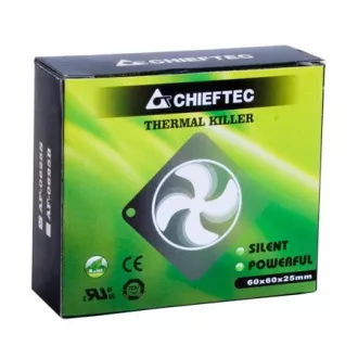CHIEFTEC větrák AF-0625S, 60x60x25 mm Sleeve Fan, with 3/4pin connector CHIEFTEC větrák AF-0625S, 60x60x25 mm Sleeve Fan, with 3/4pin connector