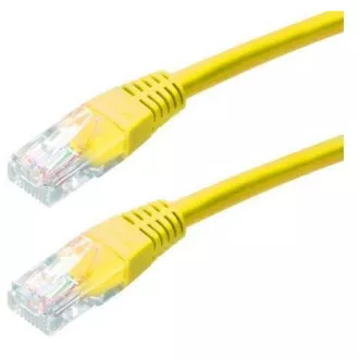 Patch kabel Cat5E, UTP - 1m, žlutý Patch kabel Cat5E, UTP - 1m, žlutý