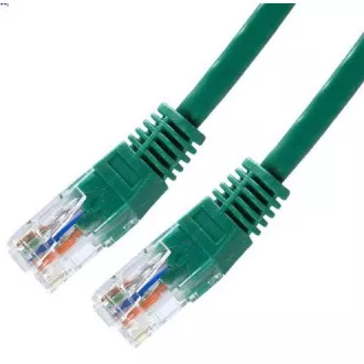 Patch kabel Cat5E, UTP - 1m, zelený Patch kabel Cat5E, UTP - 1m, zelený