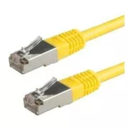 Patch kabel Cat5E, FTP - 2m, žlutý