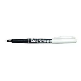 Popisovač Centropen 2686 permanent bílý válcový hrot 1,2mm Popisovač Centropen 2686 permanent bílý válcový hrot 1,2mm