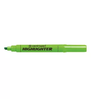 Zvýrazňovač Centropen 8552 zelený klínový hrot 1-4,6mm Zvýrazňovač Centropen 8552 zelený klínový hrot 1-4,6mm