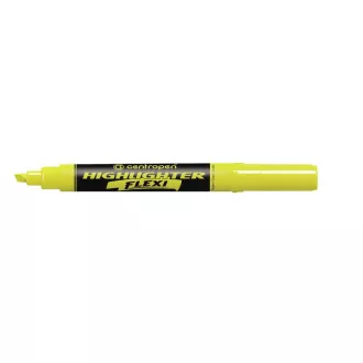 Zvýrazňovač Centropen 8542 Highlighter Flexi žlutý klínový hrot 1-5mm Zvýrazňovač Centropen 8542 Highlighter Flexi žlutý klínový hrot 1-5mm
