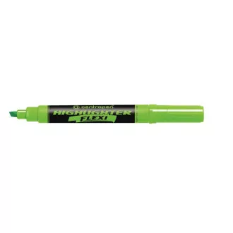 Zvýrazňovač Centropen 8542 Highlighter Flexi zelený klínový hrot 1-5mm Zvýrazňovač Centropen 8542 Highlighter Flexi zelený klínový hrot 1-5mm