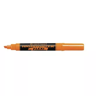 Zvýrazňovač Centropen 8542 Highlighter Flexi oranžový klínový hrot 1-5mm Zvýrazňovač Centropen 8542 Highlighter Flexi oranžový klínový hrot 1-5mm