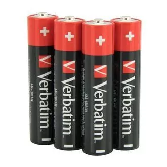 VERBATIM Alkalické baterie AAA, 4 PACK, LR3 VERBATIM Alkalické baterie AAA, 4 PACK, LR3