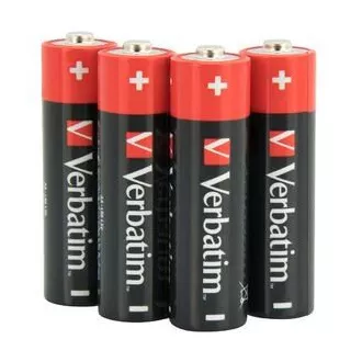VERBATIM Alkalické baterie AA, 4 PACK, LR6 VERBATIM Alkalické baterie AA, 4 PACK, LR6