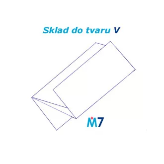 Papírový ručník skladu V, 1-vrstvý STANDART, zelené 5000 ks Papírový ručník skladu V, 1-vrstvý STANDART, zelené 5000 ks