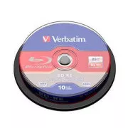 VERBATIM BD-RE SL(10-pack)Blu-Ray/spindle/2x/25GB