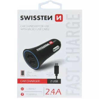 CL ADAP.24A POW.2xUSB+KAB.M.USB SWISSTEN CL ADAP.24A POW.2xUSB+KAB.M.USB SWISSTEN