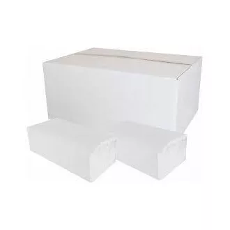 Ručníky pap. Z-Z 2vrs. bílé 100% celuloza 25x21cm 20x150ks=3000ks Ručníky pap. Z-Z 2vrs. bílé 100% celuloza 25x21cm 20x150ks=3000ks